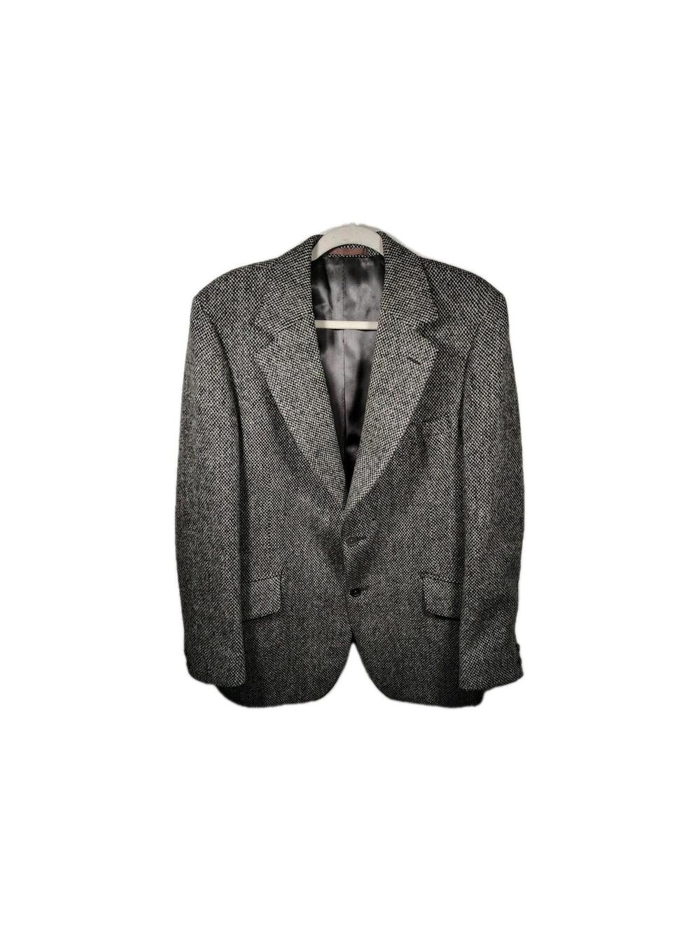 Vintage Harris Tweed Blazer Wool Hand Woven Liberty London - Picture 2 of 9